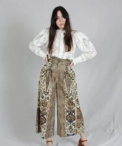 Ulla Johnson Kiva Culottes Sandalwood Pants