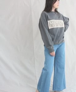 Carleen New Arrivals Mother Crochet Sweatshirt