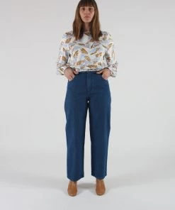 Carleen Relaxed Jeans Dark Blue Denim