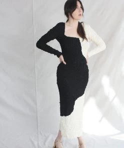 Mara Hoffman Dresses Amy Dress Cream And Black