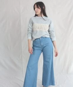 Carleen New Arrivals Mother Crochet Sweatshirt