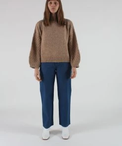 Wol Hide Sweaters Tulip Sleeve Sweater Wheat