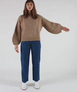 Wol Hide Sweaters Tulip Sleeve Sweater Wheat