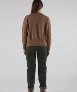 Lauren Manoogian Simple Crewneck Camel Sweaters