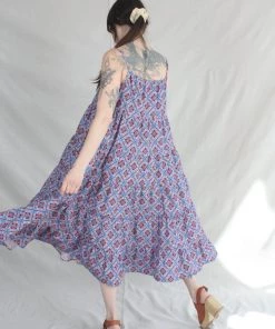 Rachel Comey Mowin Dress Blue Multi New Arrivals