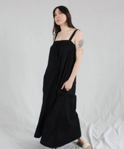 Micaela Greg Column Dress Black