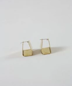 Modern Weaving Jewelry Trapezoid Hinge Earring