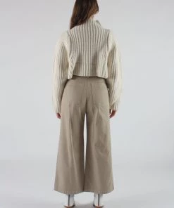 First Rite Cargo Trouser Khaki Herringbone