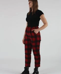 Rachel Comey Pants Arche Pant Red Flannel 6 Rachel Comey Pants Arche Pant Red Flannel