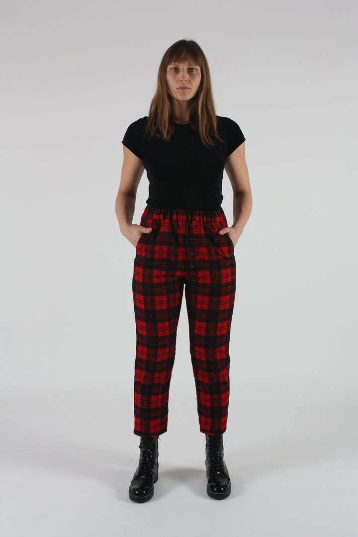 Rachel Comey Pants Arche Pant Red Flannel 3 Rachel Comey Pants Arche Pant Red Flannel