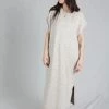 Lauren Manoogian Dresses Collar Caftan Oak Slub