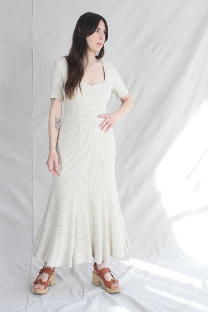 Mara Hoffman Bodysuits Marlowe Bodysuit Oatmeal 5 Mara Hoffman Bodysuits Marlowe Bodysuit Oatmeal