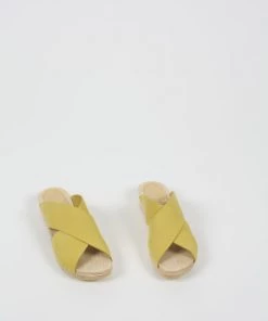 No.6 Frida Clog On Flat Base Citrine