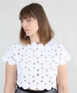 Mozh Mozh Inya Top Optic White