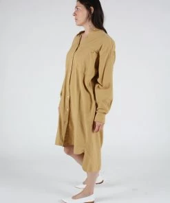 Black Crane Meca Dress Tan