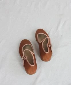 Caron Callahan Ellie Mary Jane Tonal Cognac New Arrivals