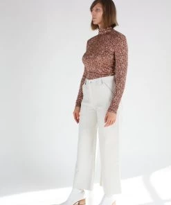 Rodebjer Marian Polo Raw Umbra Swirl Shirts And Blouses