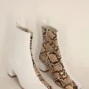 Nomia Shoes Teo Boot White/Beige Snake
