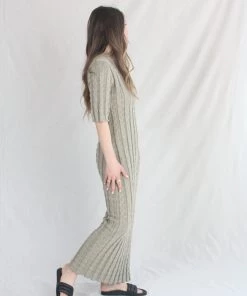 Lauren Manoogian Bubble Rib Dress Slab