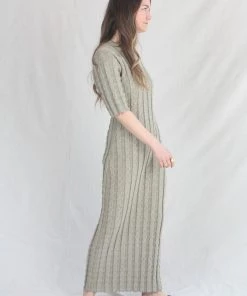 Lauren Manoogian Bubble Rib Dress Slab