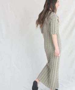 Lauren Manoogian Bubble Rib Dress Slab