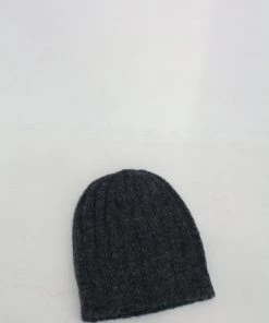 Wol Hide Rib Hat Charcoal