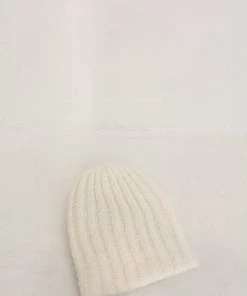 Wol Hide Rib Hat Ecru Accessories