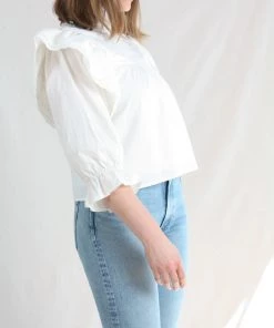 Meadows Bellflower Top White