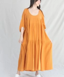 Anaak Nina Maxi Dress Turmeric