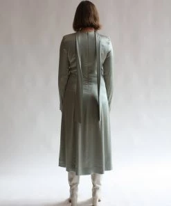 Rodebjer Dresses Acela Silk Dress Dew Green