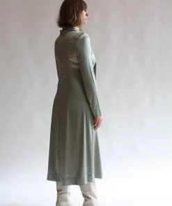 Rodebjer Dresses Acela Silk Dress Dew Green