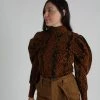 Ulla Johnson Sascha Turtleneck Amber Python Sweaters 1 Ulla Johnson Sascha Turtleneck Amber Python Sweaters