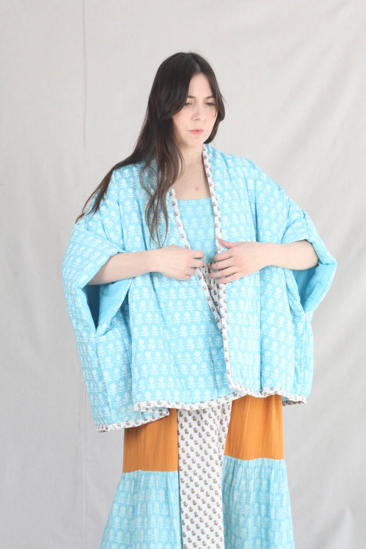 Anaak New Arrivals Falza Quilted Jacket Bluebell Lily 3 Anaak New Arrivals Falza Quilted Jacket Bluebell Lily