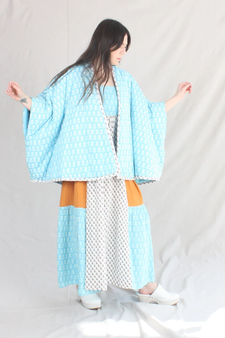 Anaak New Arrivals Falza Quilted Jacket Bluebell Lily 5 Anaak New Arrivals Falza Quilted Jacket Bluebell Lily