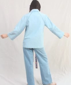 Caron Callahan Orla Jacket Sun Bleached Indigo