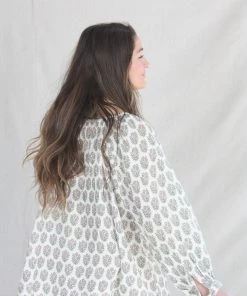 Anaak New Arrivals Laila Button Down Blouse Dogwood