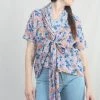 Caron Callahan Julien Top Apricot Posy New Arrivals