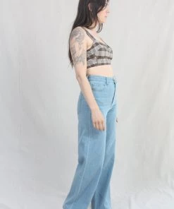 Caron Callahan Vivian Bra Chocolate Plaid New Arrivals