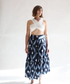 Ulla Johnson Skirts Eiko Skirt Indigo