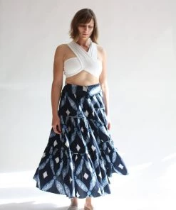 Ulla Johnson Skirts Eiko Skirt Indigo