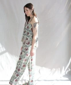 Natalie Martin Pants Jamie Pant Vintage Flowers Lavender