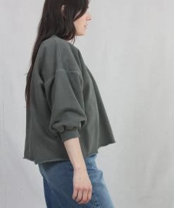 Rachel Comey Shirts And Blouses Fond Sweatshirt Dark Olive