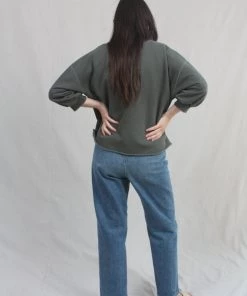 Rachel Comey Shirts And Blouses Fond Sweatshirt Dark Olive