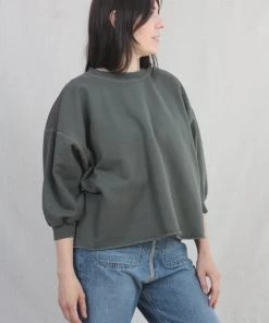 Rachel Comey Shirts And Blouses Fond Sweatshirt Dark Olive