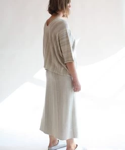 Lauren Manoogian Horizontal Huipil Marl Stripe Shirts And Blouses