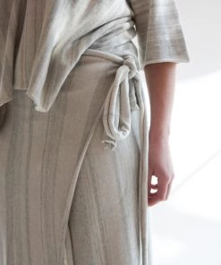 Lauren Manoogian Horizontal Huipil Marl Stripe Shirts And Blouses