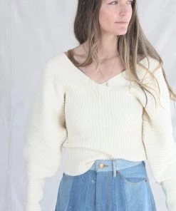 Mara Hoffman Olla Sweater Cream