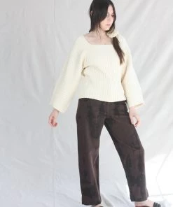 Mara Hoffman Sweaters Jocelyn Sweater Cream