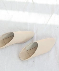 Lauren Manoogian Shoes Raw Fold Mule Putty