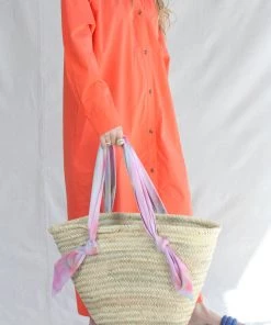 Rodebjer Floral Straw Bag